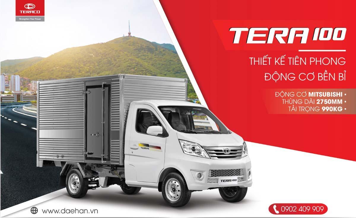 Tera100 bán chạy thứ 2 phân khúc xe tải nhỏ dưới 1 tấn năm 2021. Tera100 bán chạy thứ 2 phân khúc xe tải nhỏ dưới 1 tấn năm 2021.
