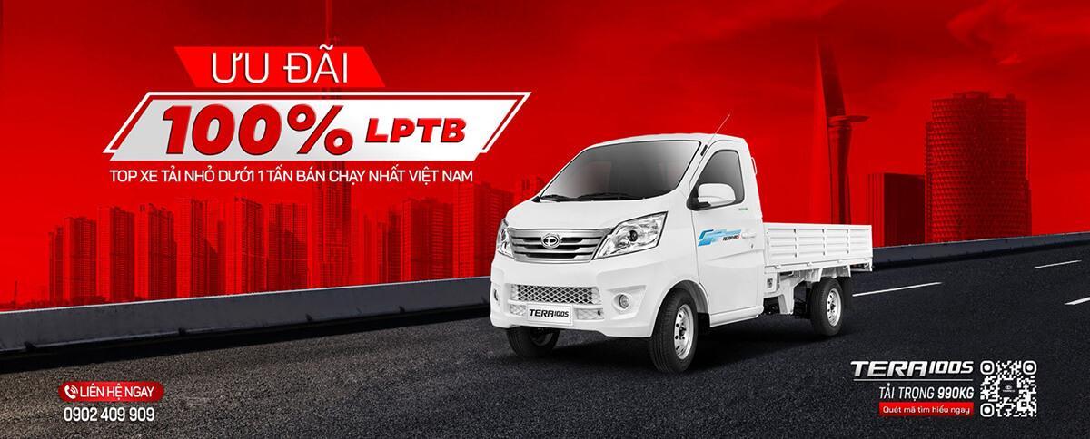 TERA100S luôn dẫn đầu về doanh số ở phân khúc tải nhỏ 1 tấn